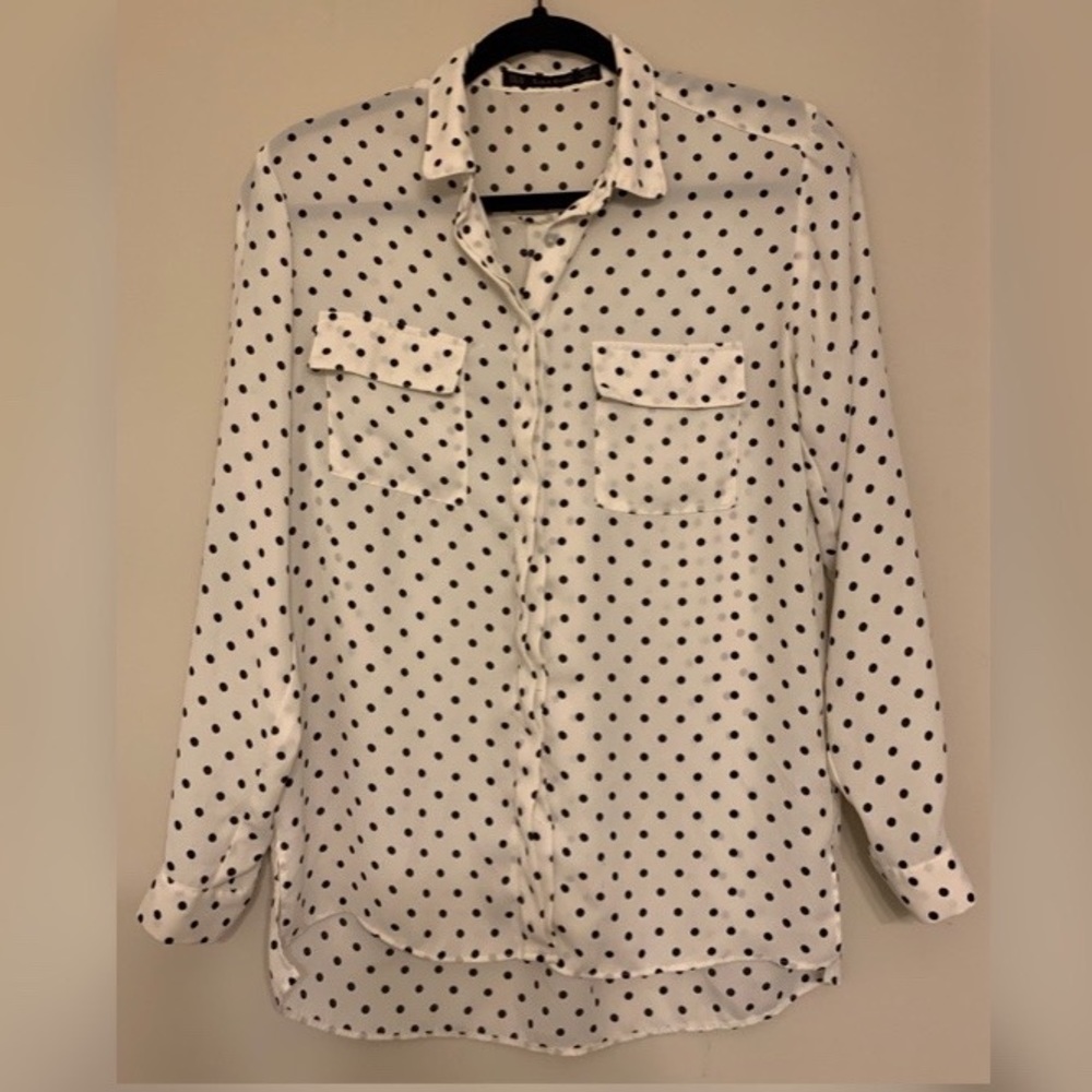 ⭐️ 3/$12 Sale⭐️ Zara Basic Black & White B…
